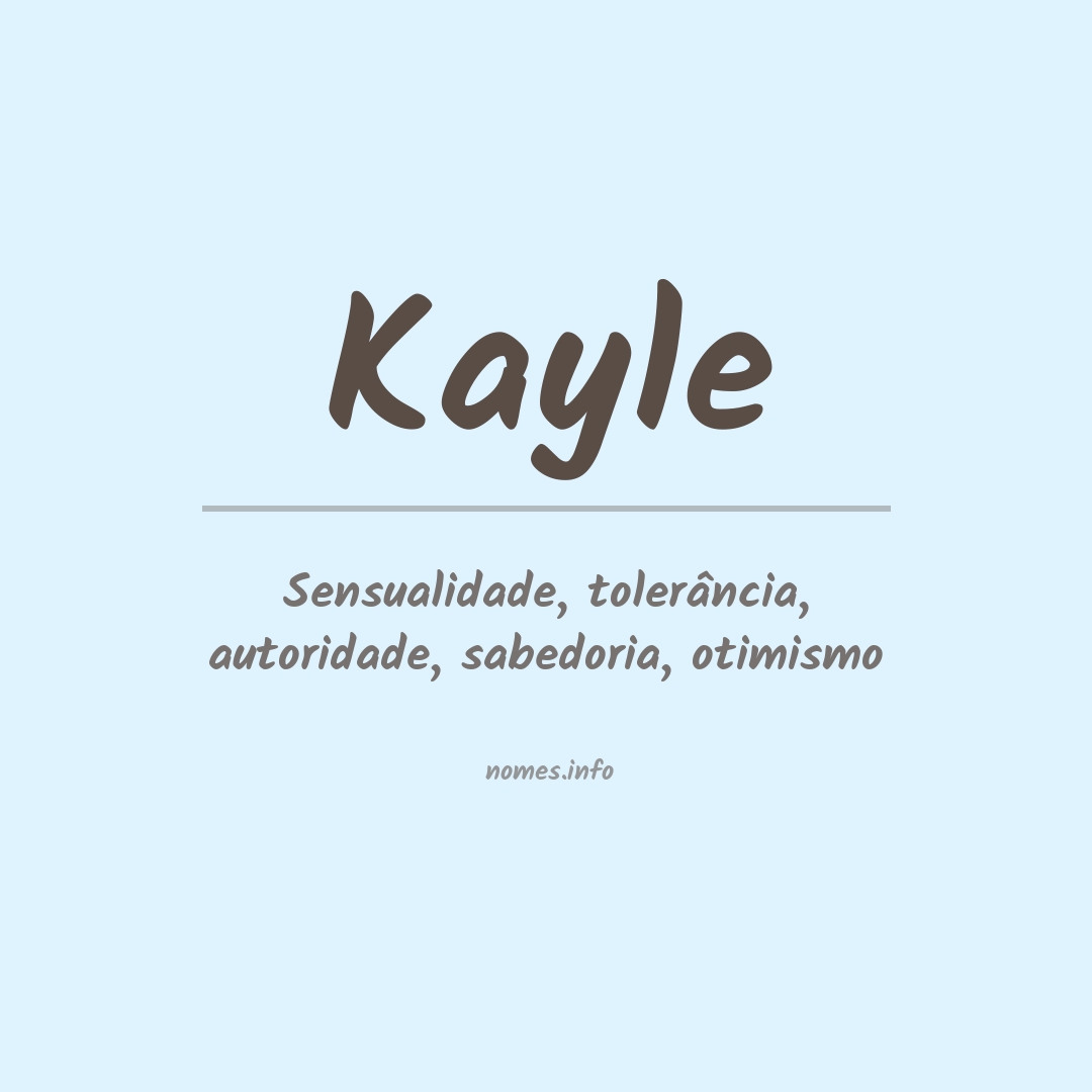 Significado do nome Kayle