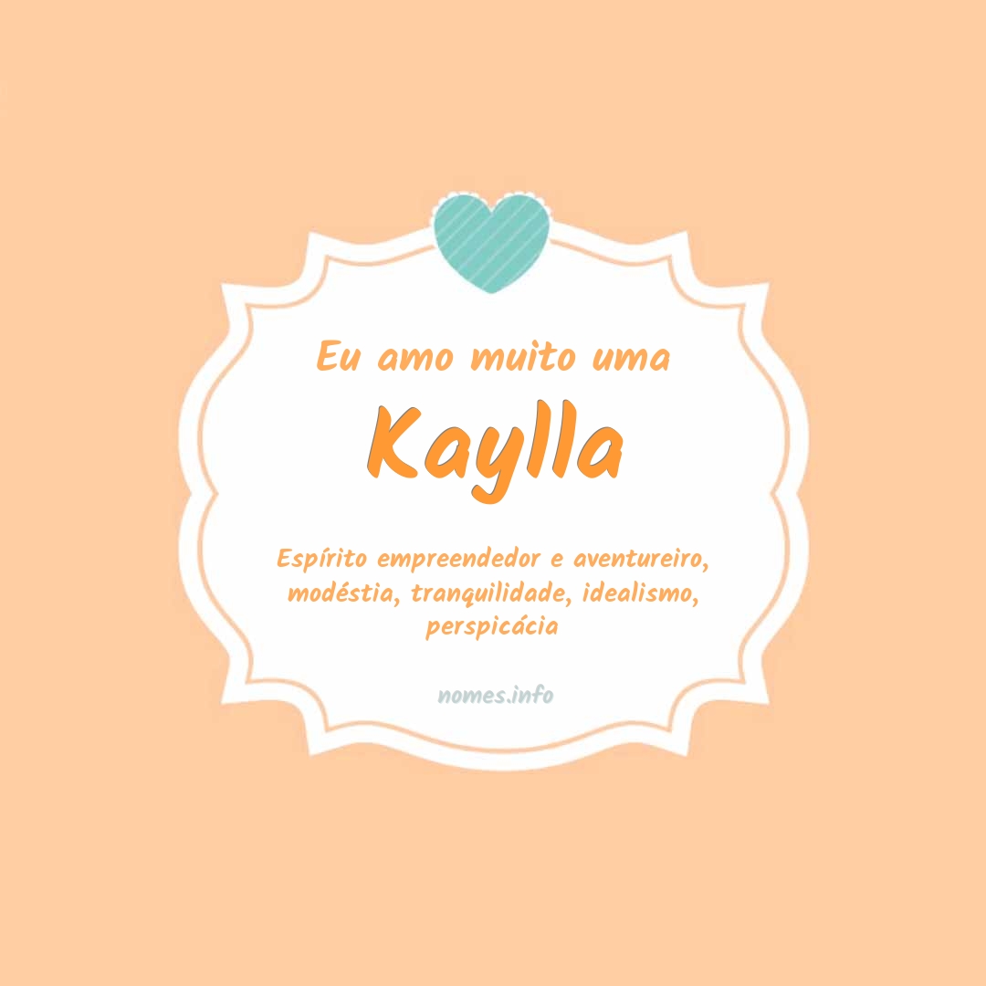 Eu amo muito Kaylla