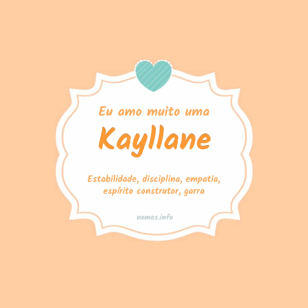 Eu amo muito Kayllane