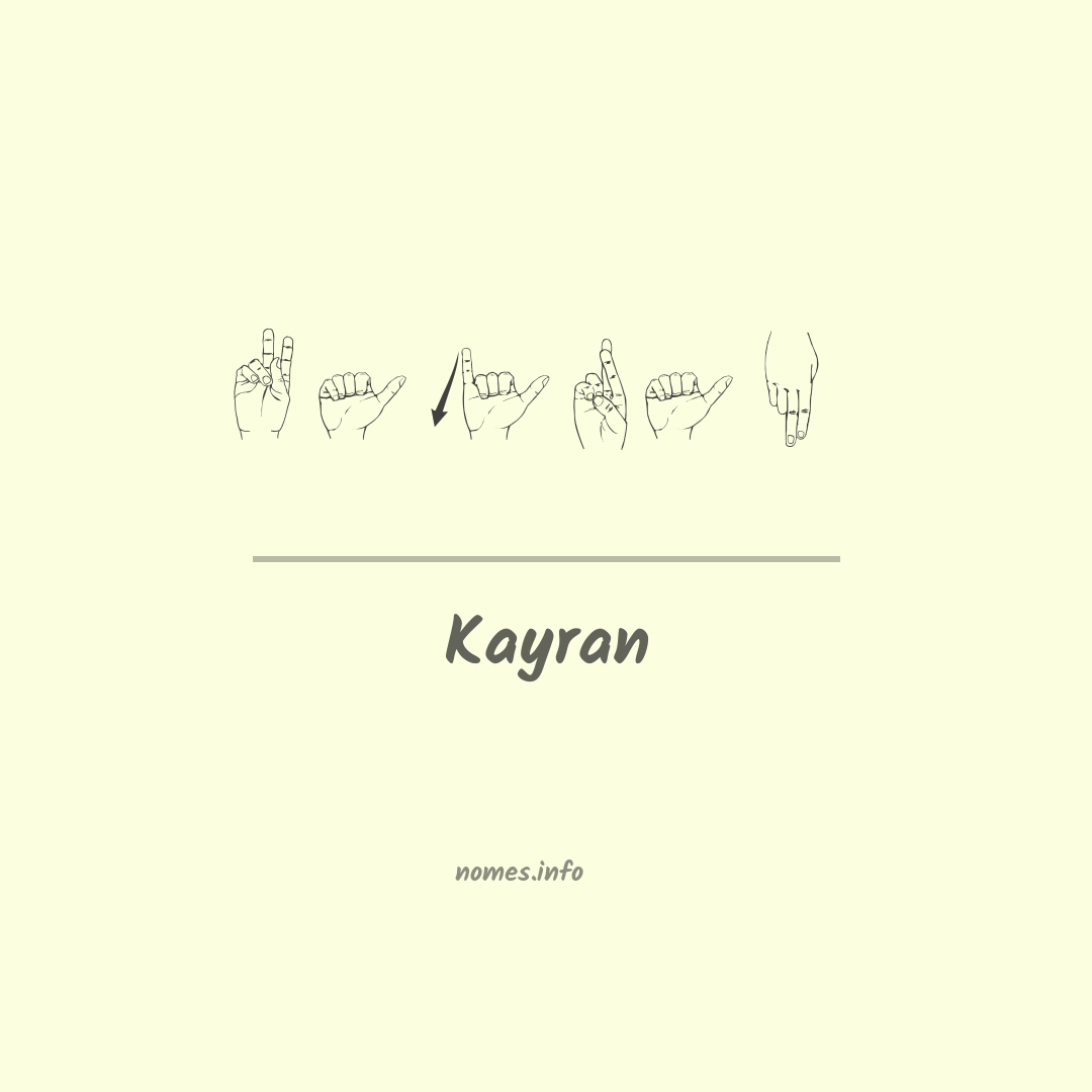 Kayran em Libras
