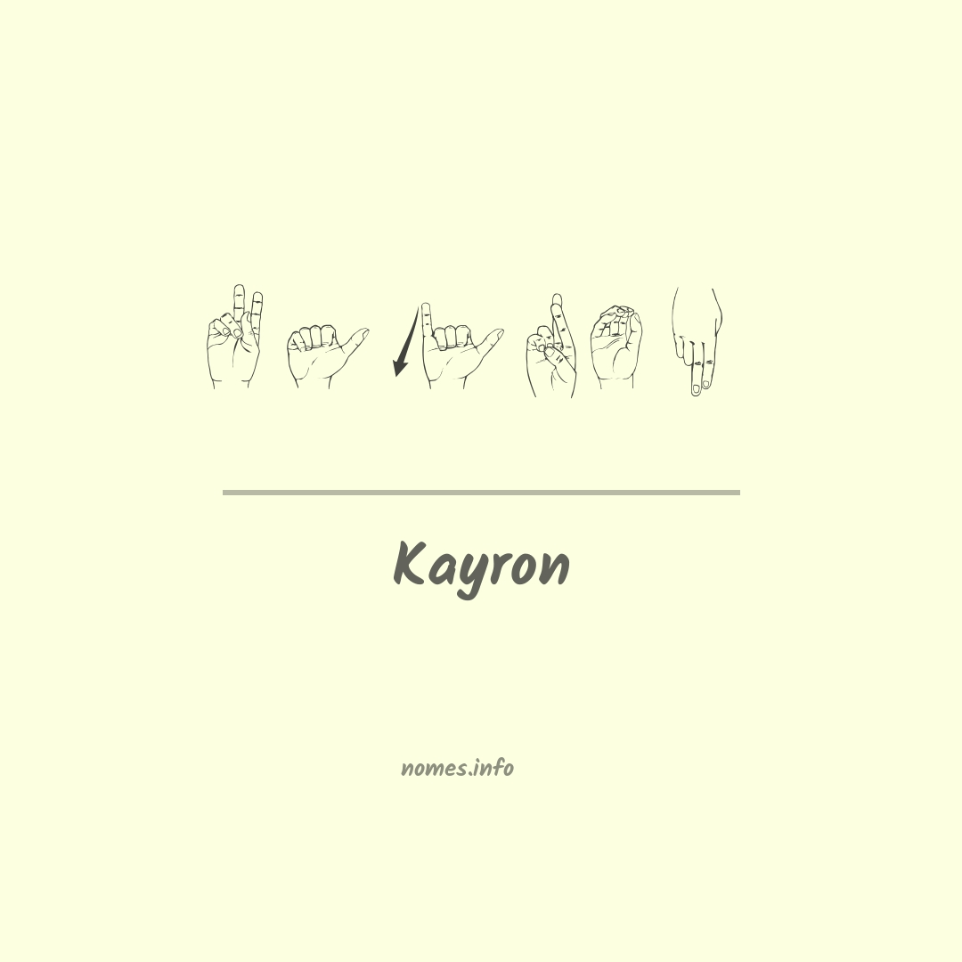 Kayron em Libras Kayron em Libras