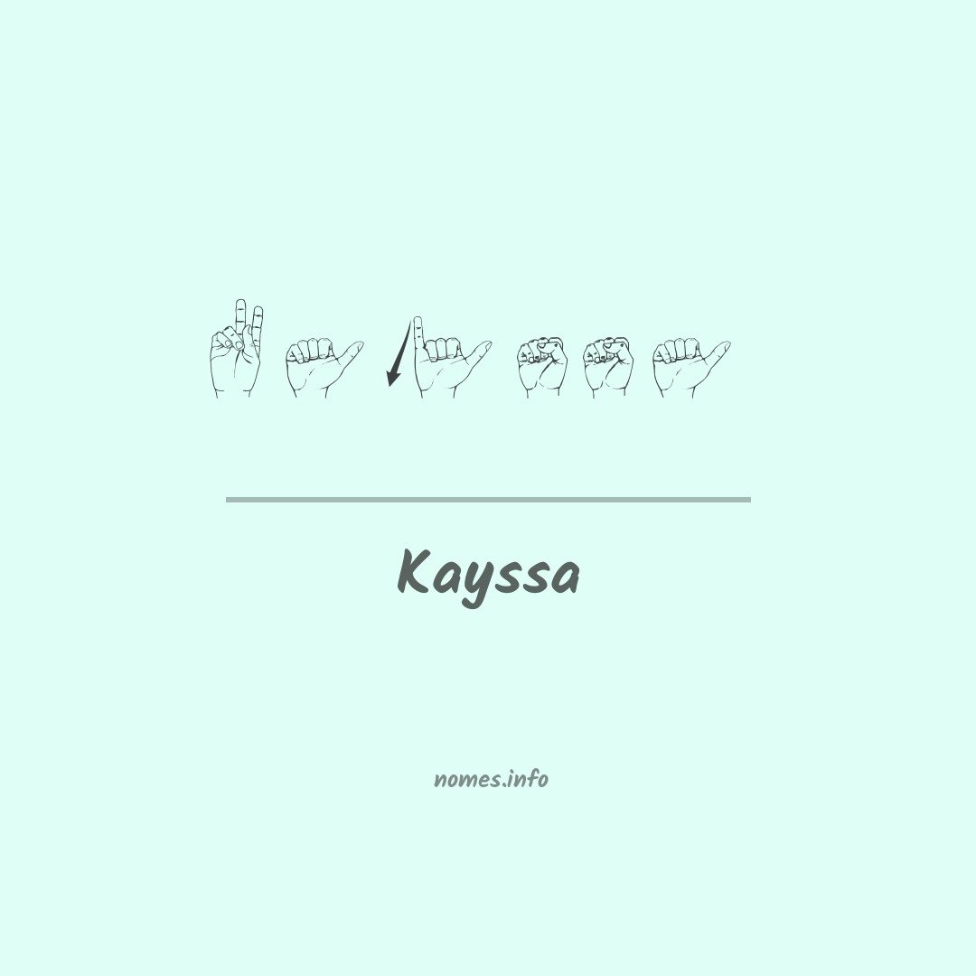 Kayssa em Libras