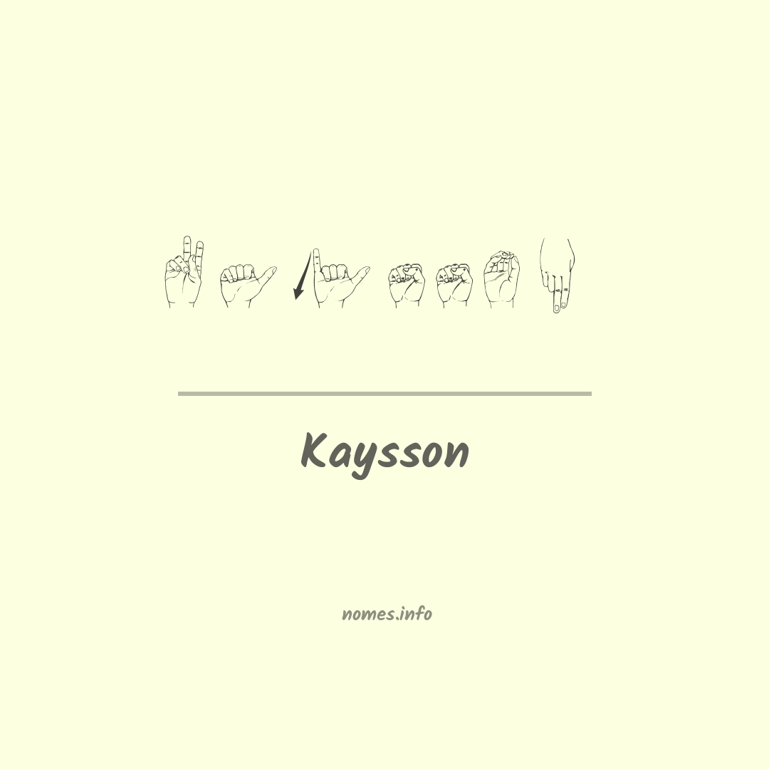 Kaysson em Libras