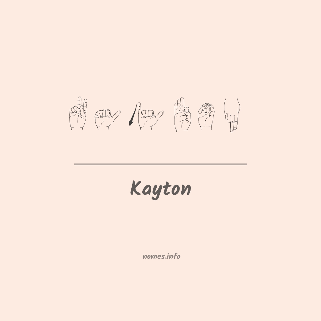 Kayton em Libras