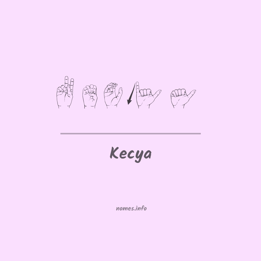 Kecya em Libras