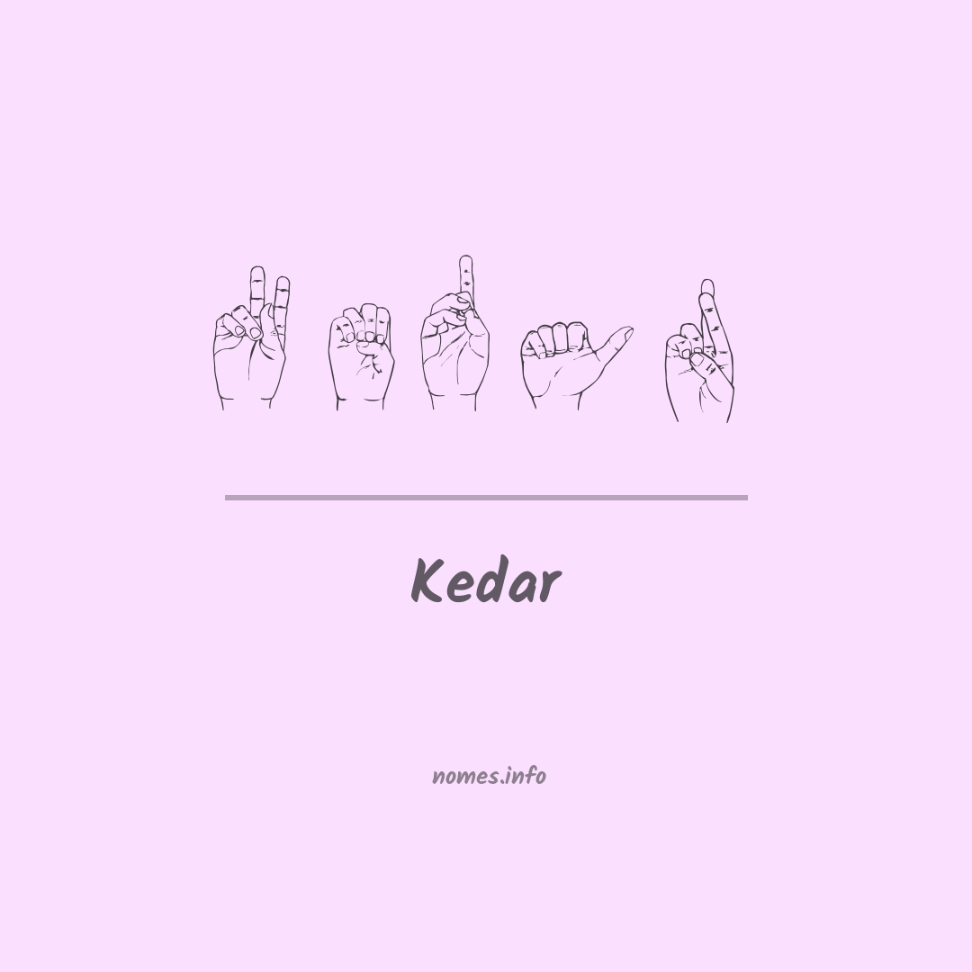 Kedar em Libras