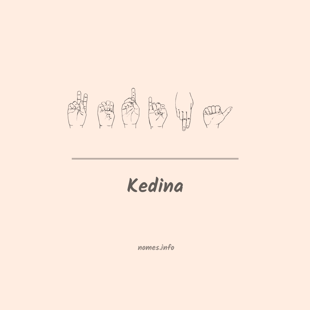 Kedina em Libras