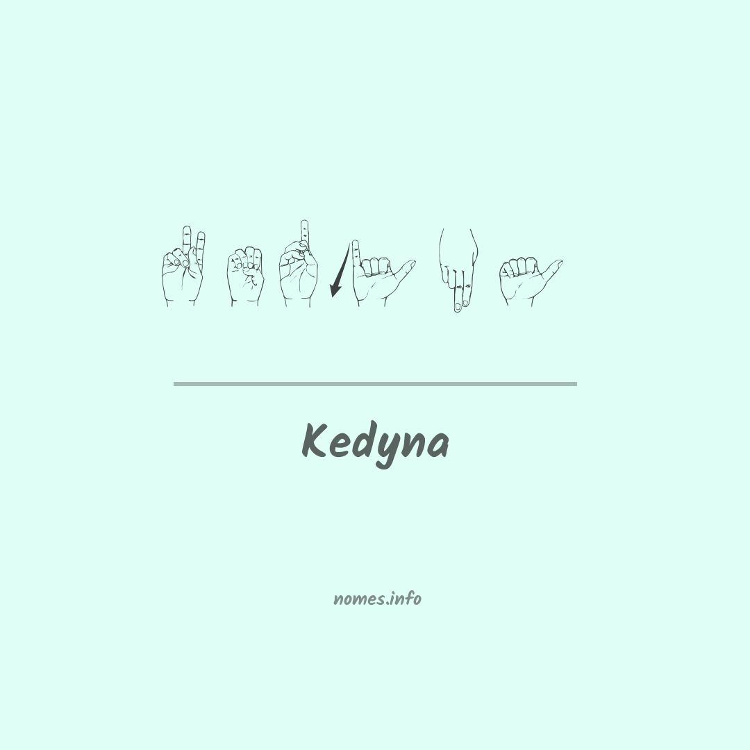 Kedyna em Libras