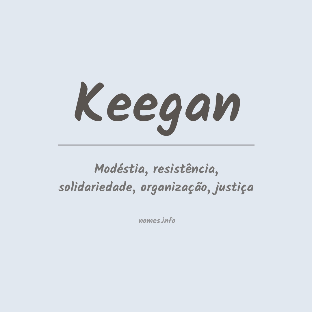 Significado do nome Keegan