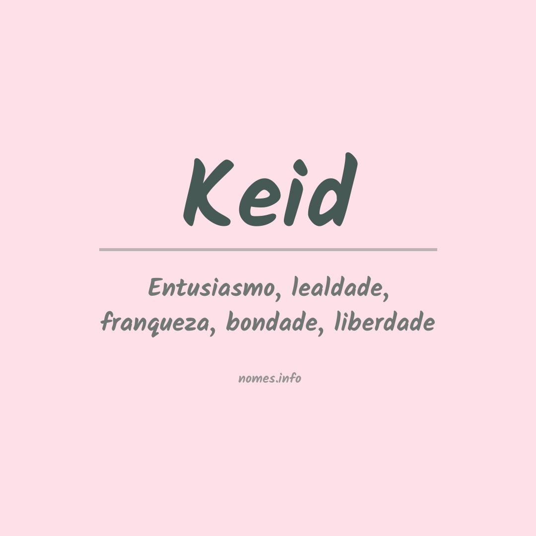 Significado do nome Keid