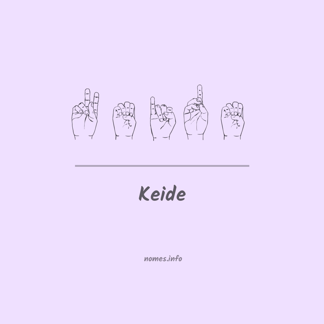 Keide em Libras