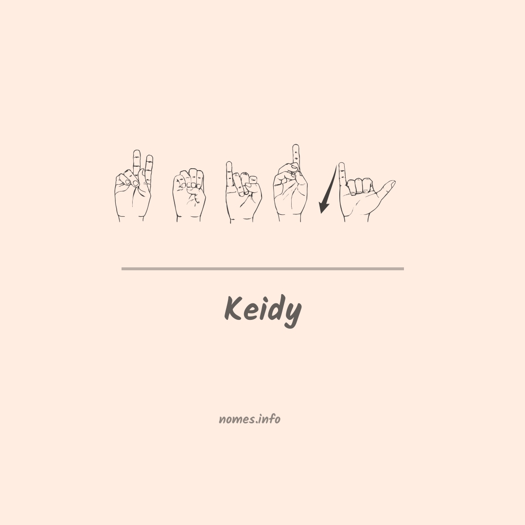 Keidy em Libras