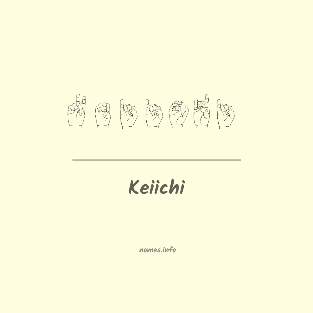 Keiichi em Libras