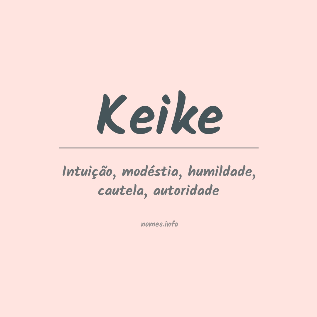 Significado do nome Keike