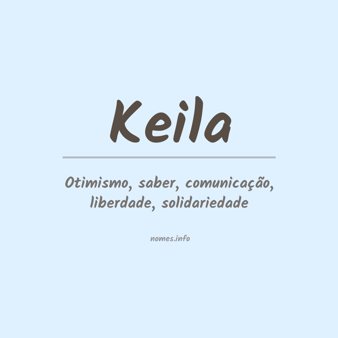 Significado do nome Keila