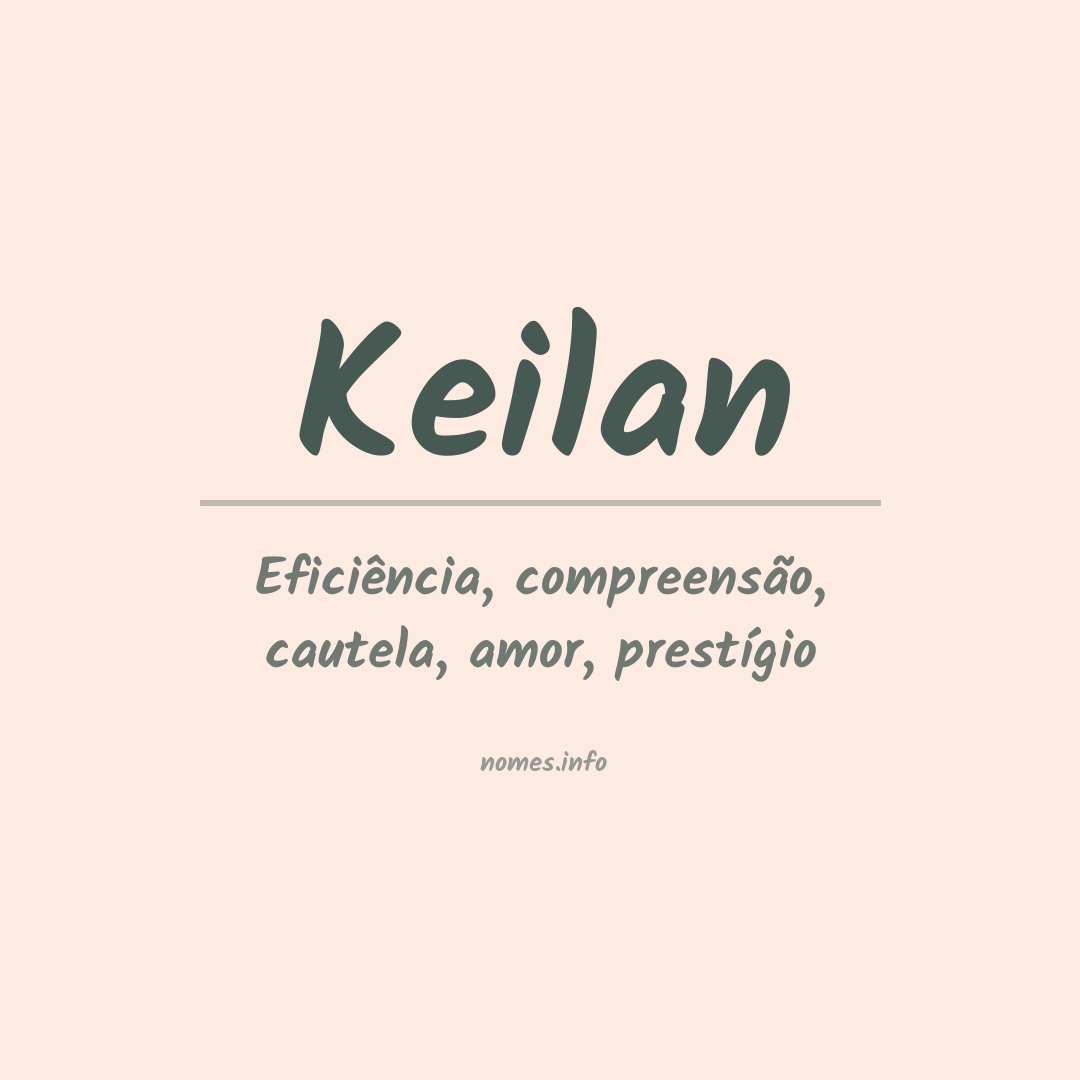 Significado do nome Keilan