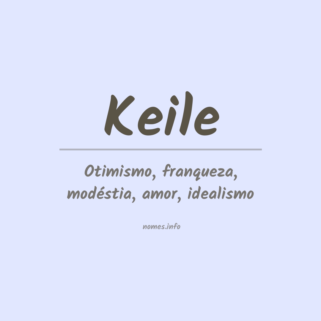 Significado do nome Keile