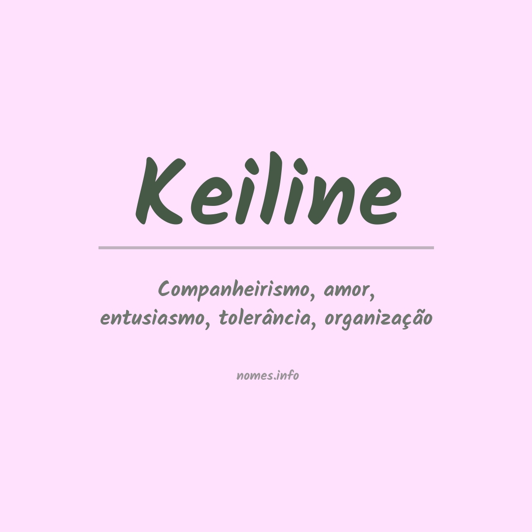 Significado do nome Keiline