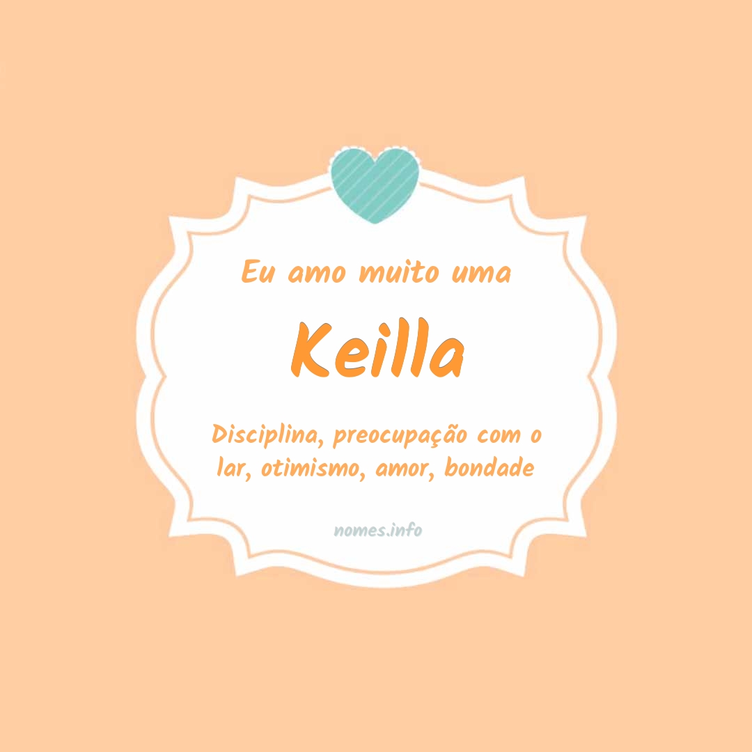 Eu amo muito Keilla