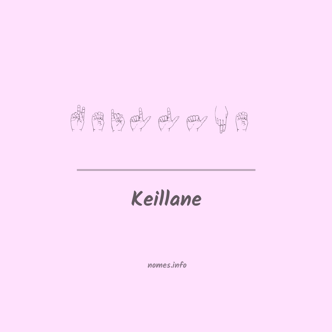 Keillane em Libras