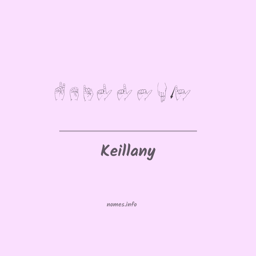 Keillany em Libras
