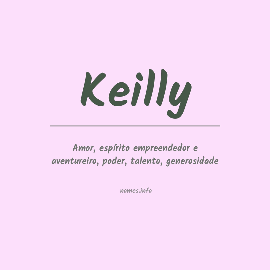 Significado do nome Keilly