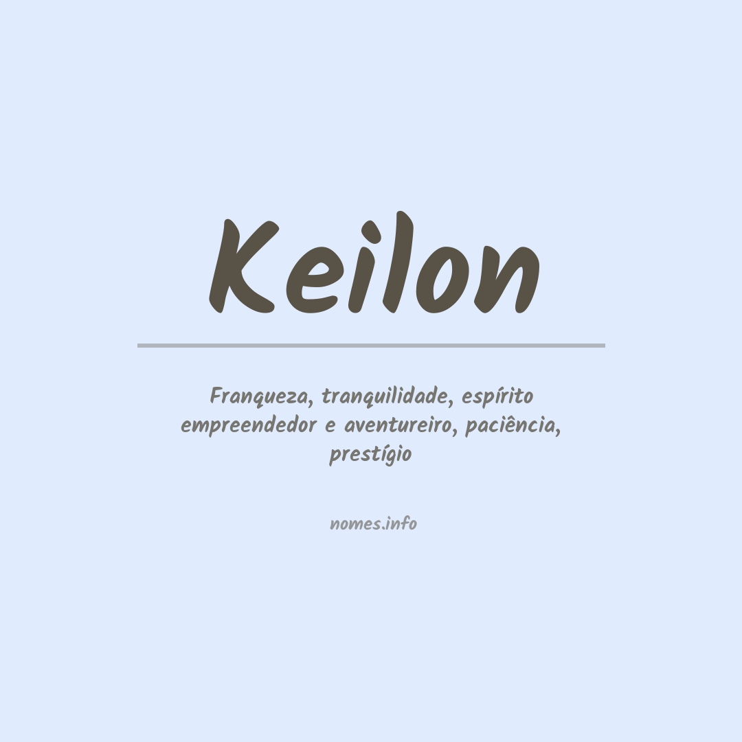 Significado do nome Keilon