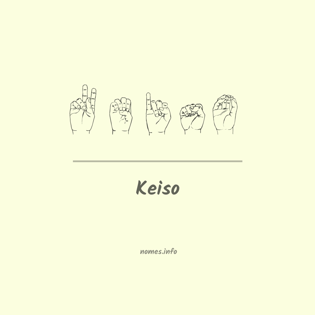 Keiso em Libras
