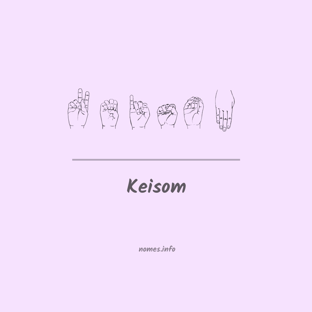 Keisom em Libras