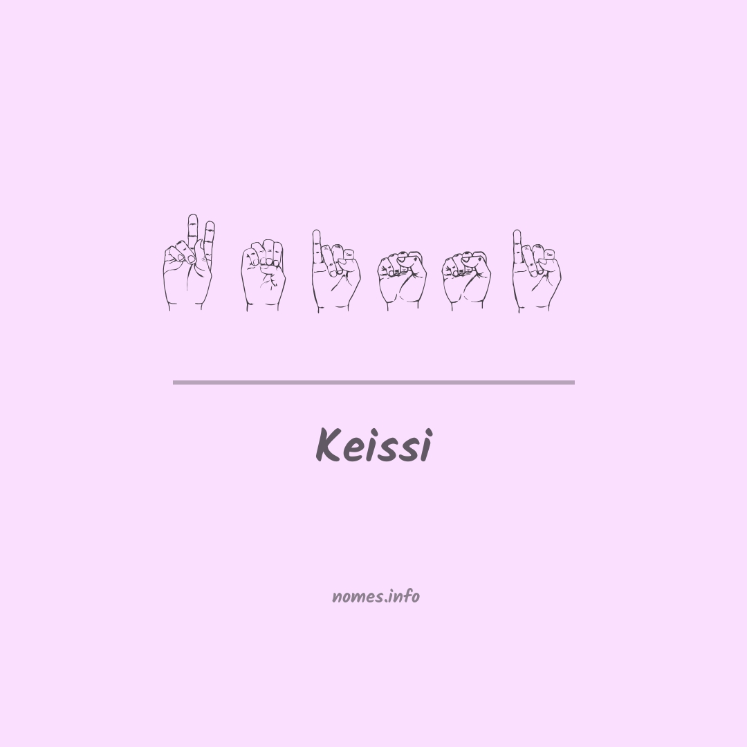 Keissi em Libras