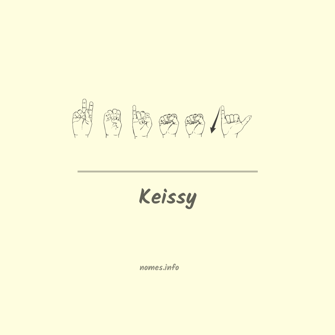 Keissy em Libras