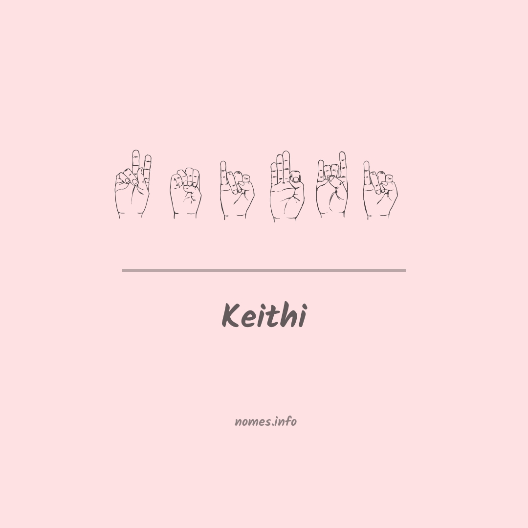 Keithi em Libras