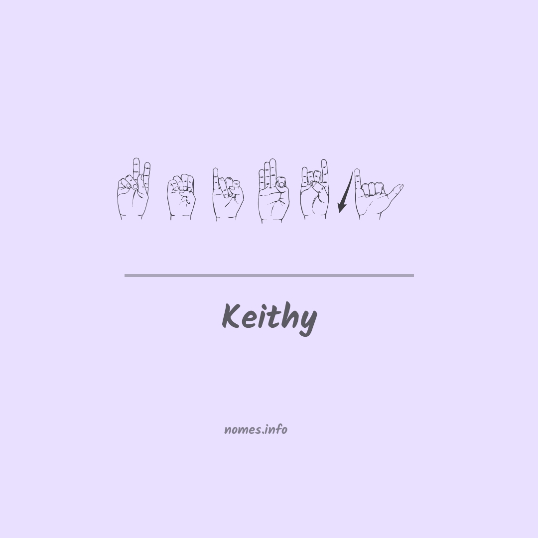 Keithy em Libras