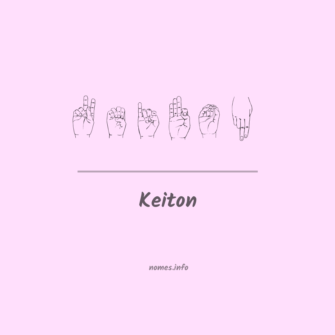 Keiton em Libras