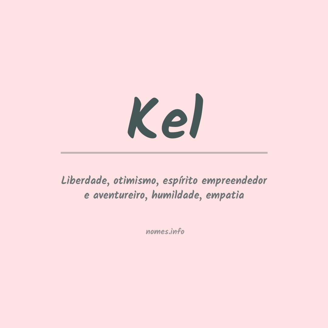 Significado do nome Kel