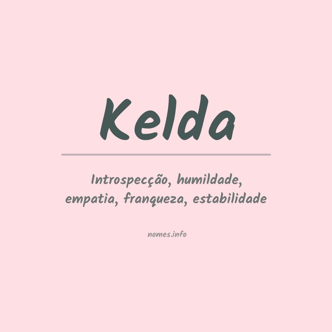 Significado do nome Kelda