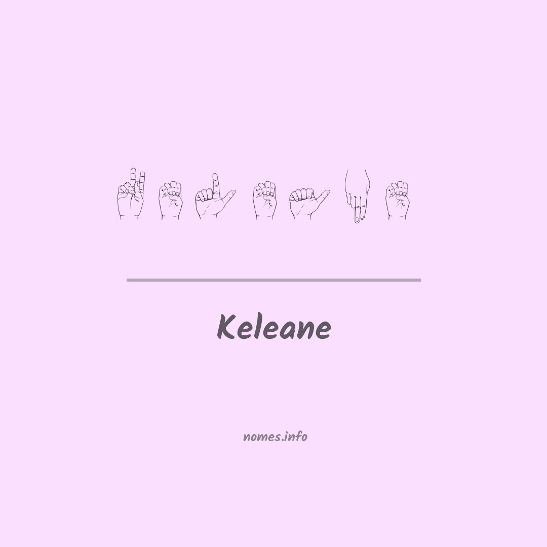 Keleane em Libras Keleane em Libras