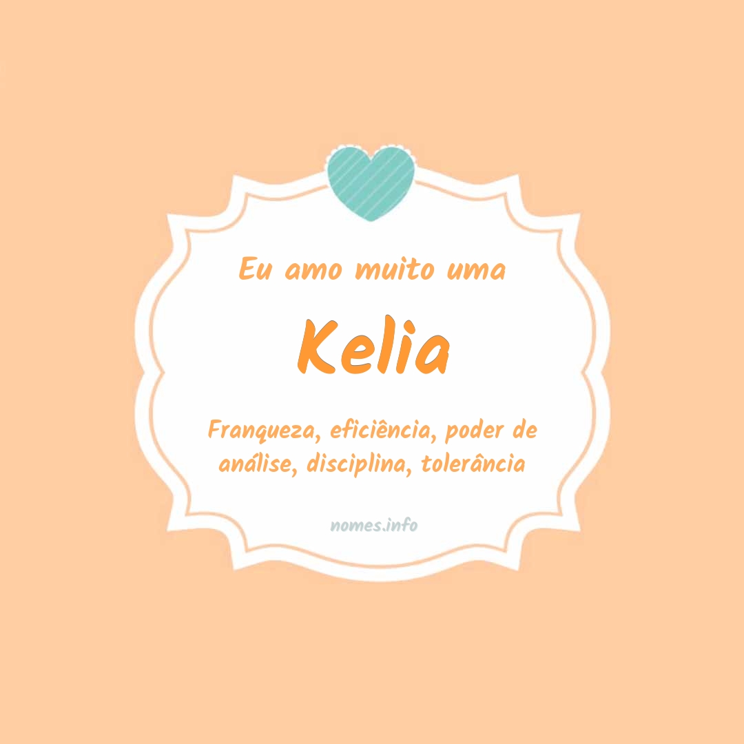 Eu amo muito Kelia