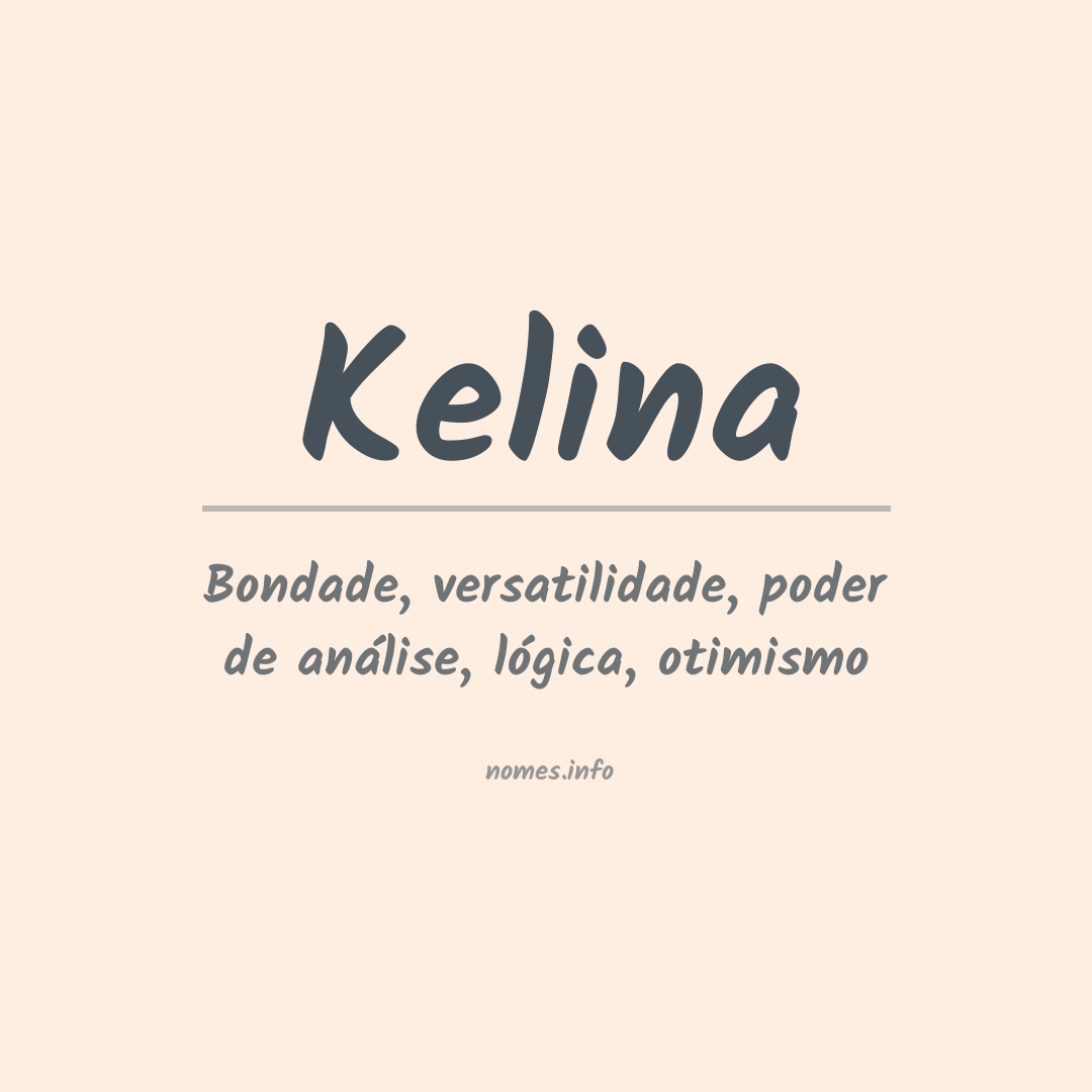 Significado do nome Kelina