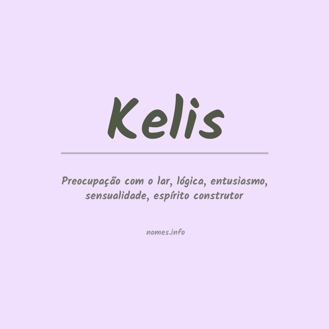 Significado do nome Kelis