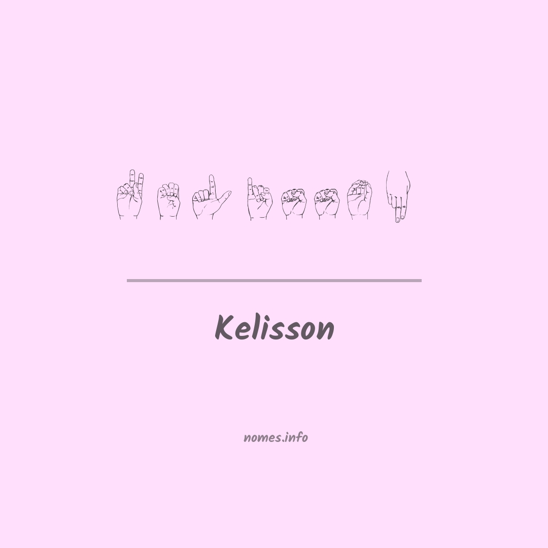 Kelisson em Libras