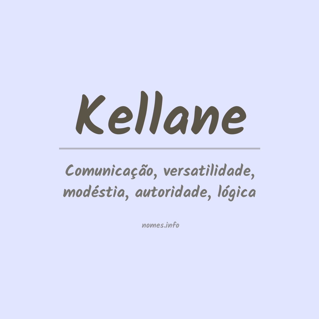 Significado do nome Kellane