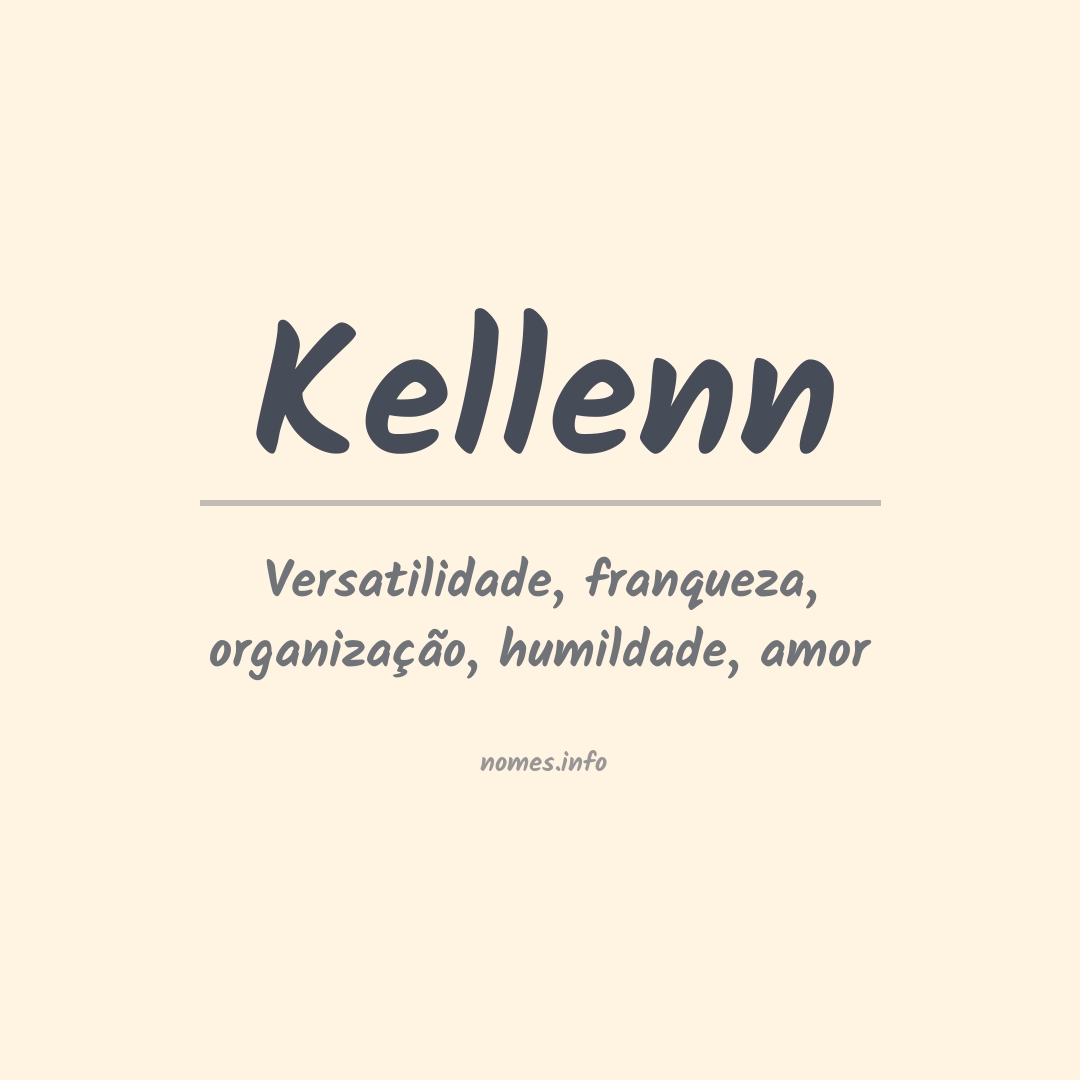 Significado do nome Kellenn