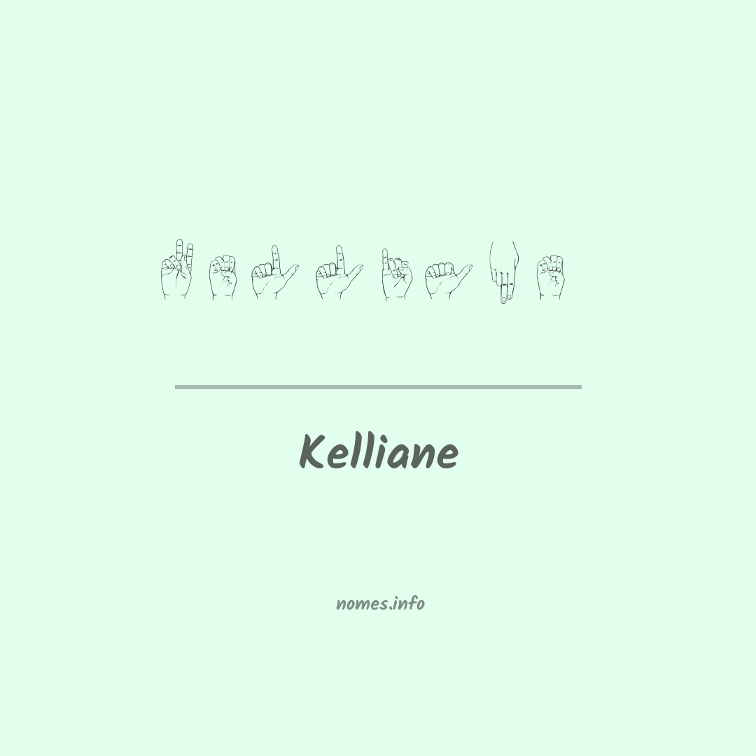 Kelliane em Libras