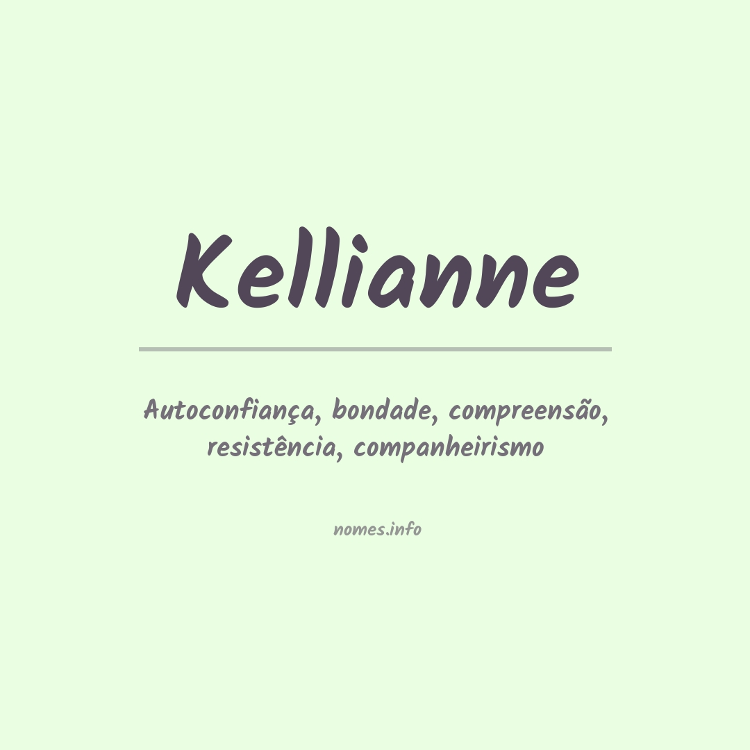 Significado do nome Kellianne
