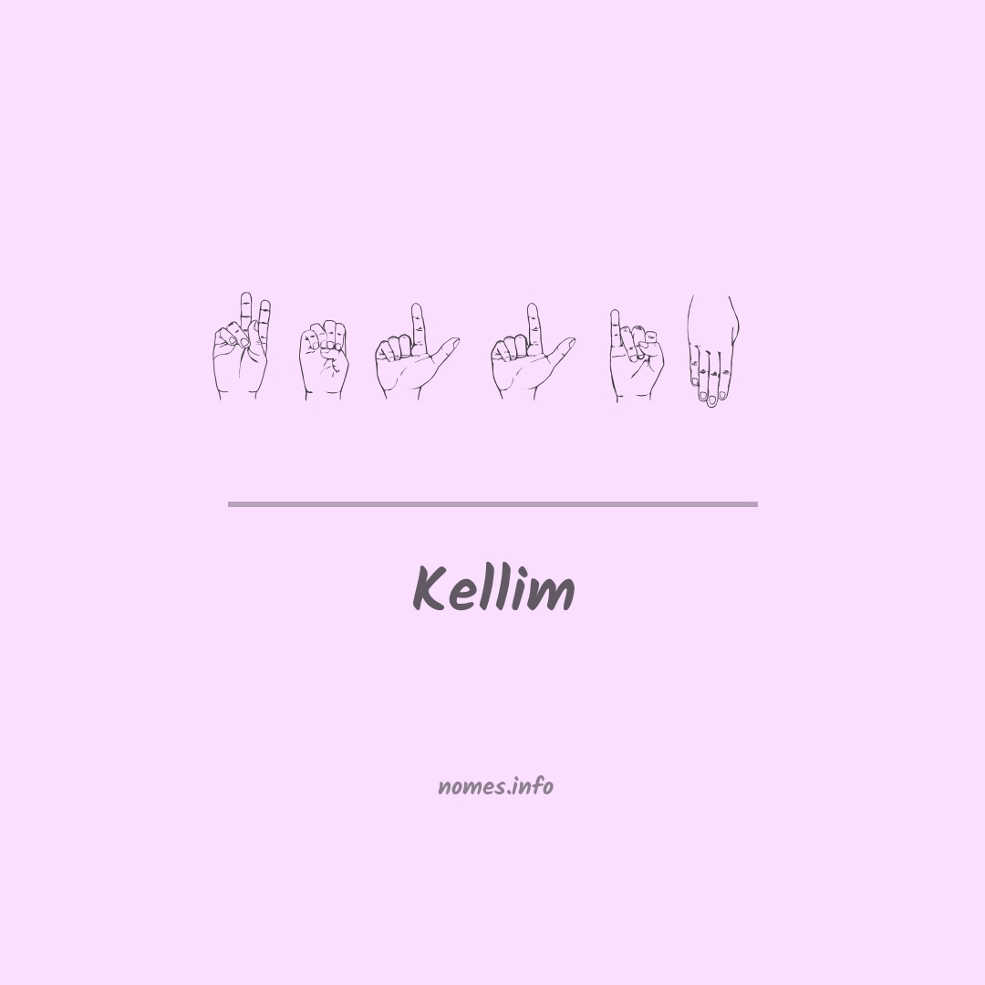 Kellim em Libras