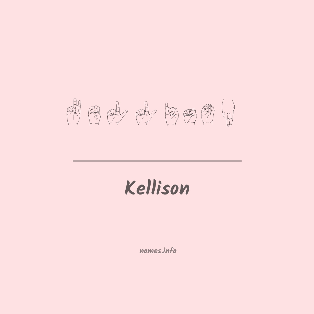 Kellison em Libras
