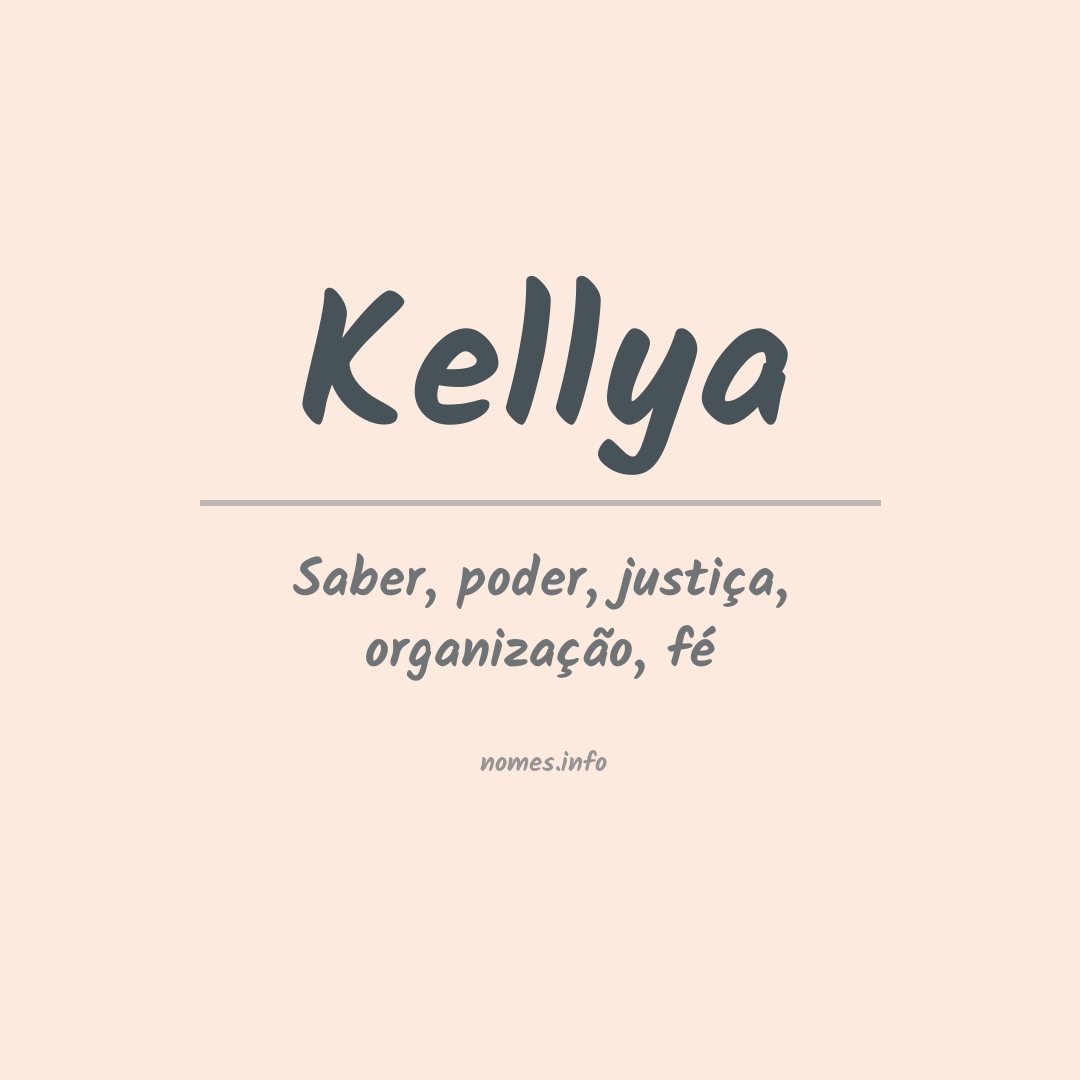 Significado do nome Kellya