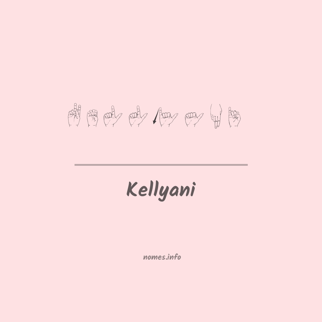 Kellyani em Libras