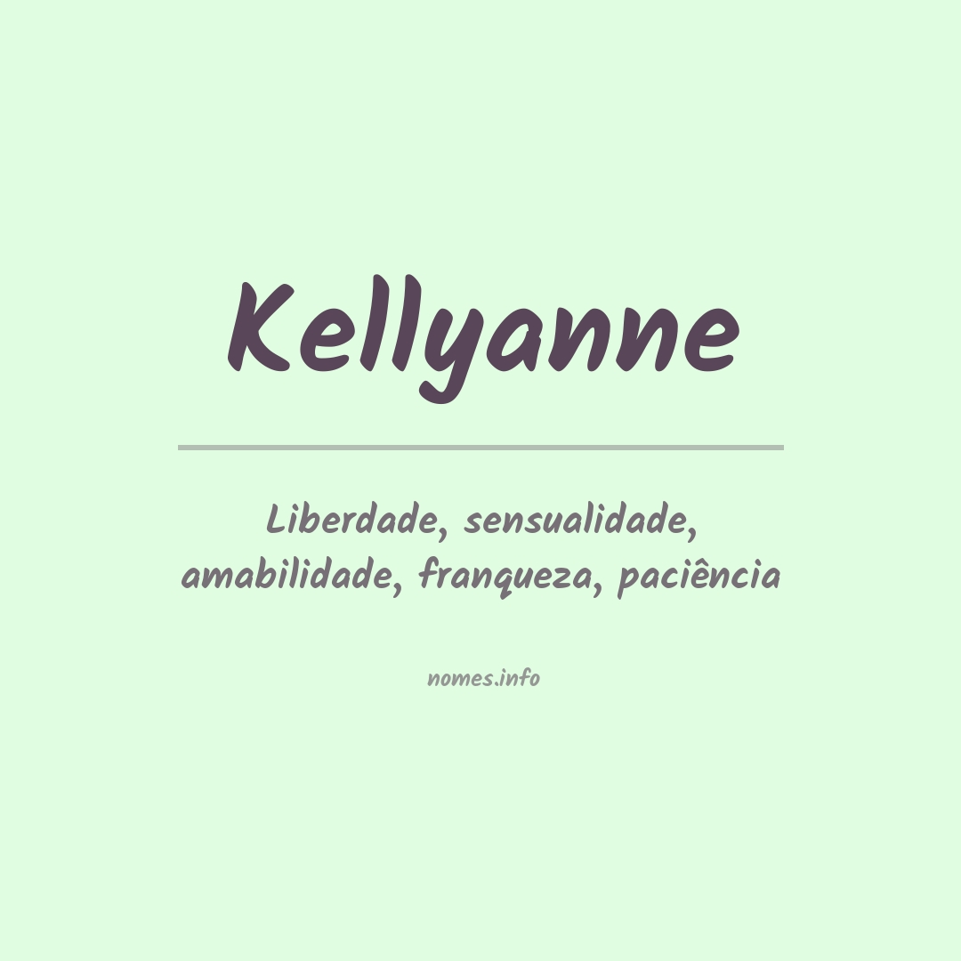 Significado do nome Kellyanne